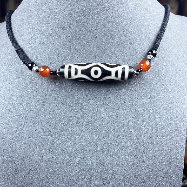 玛瑙/玉髓颈饰合金