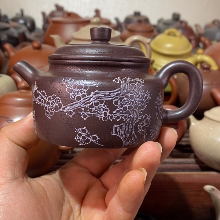 紫砂茶壶微瑕处理