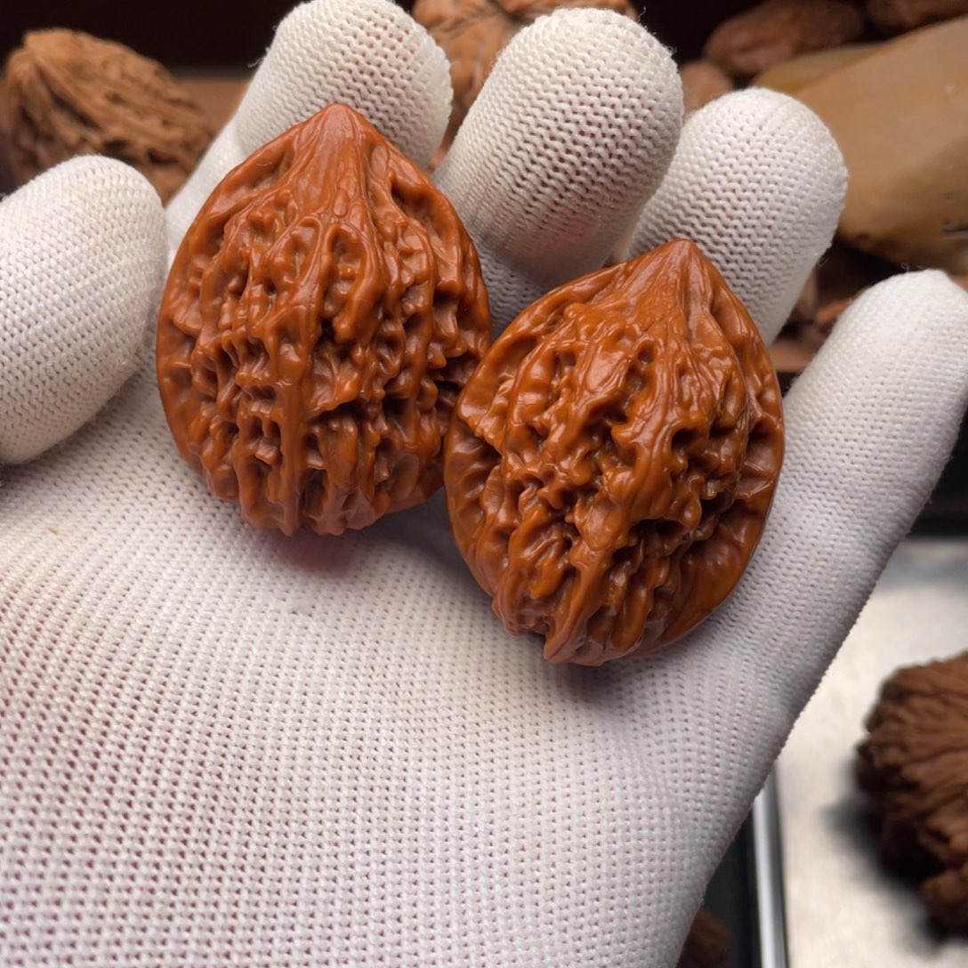 吊坠文玩核桃老款鸡心