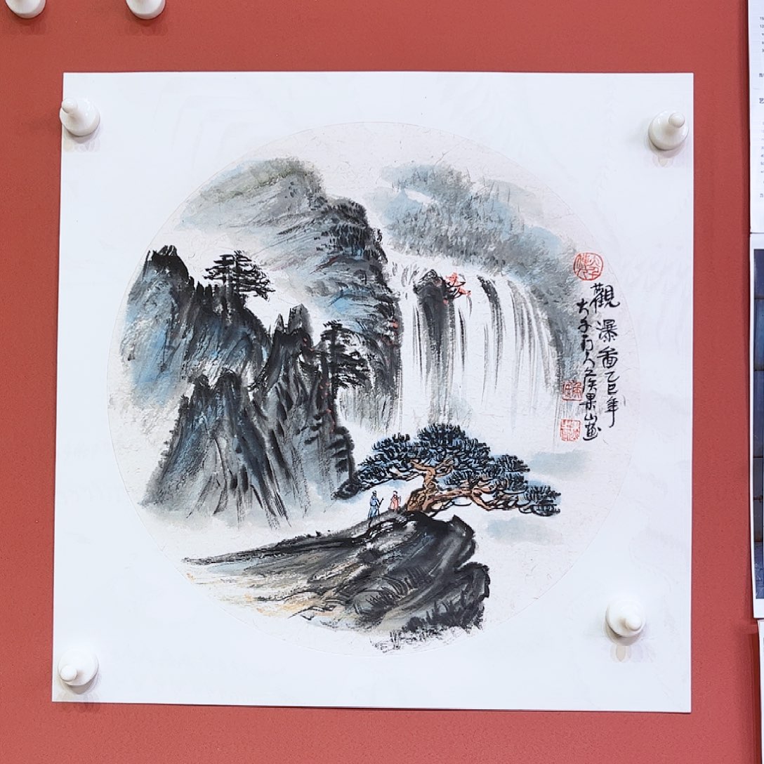 国画侯果山老师亲笔手绘作品朵 