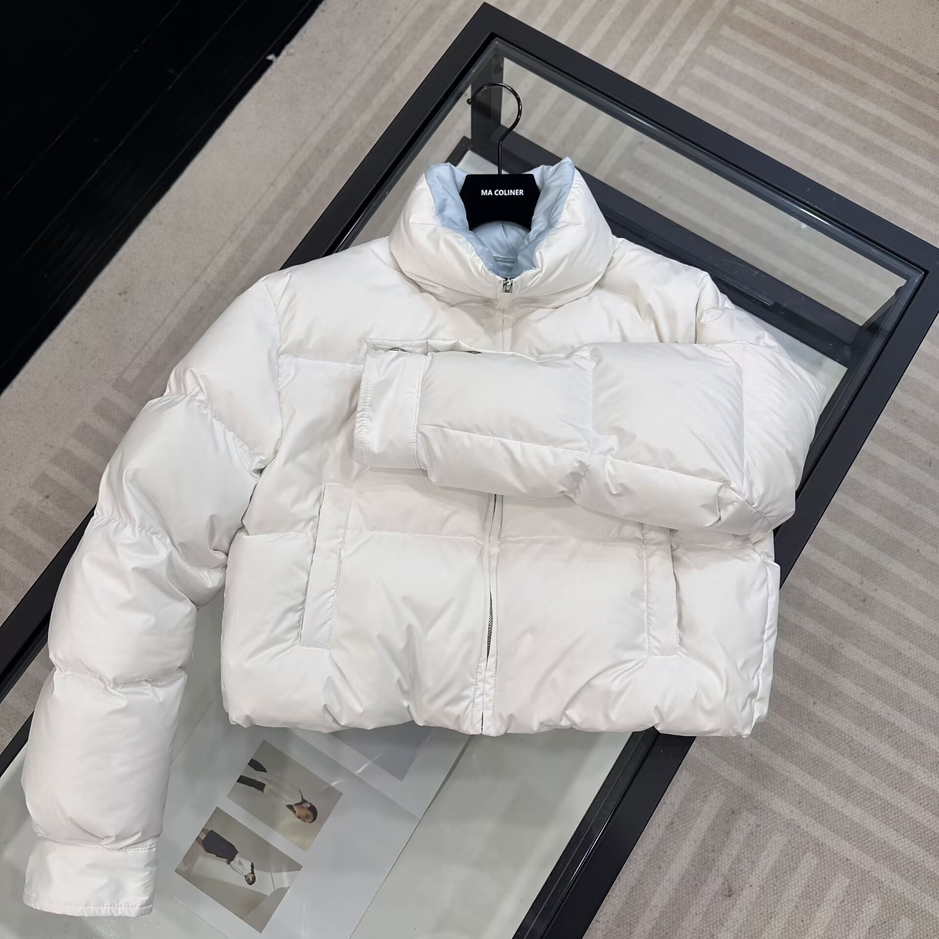 2025短款立领宽松版气质羽绒服