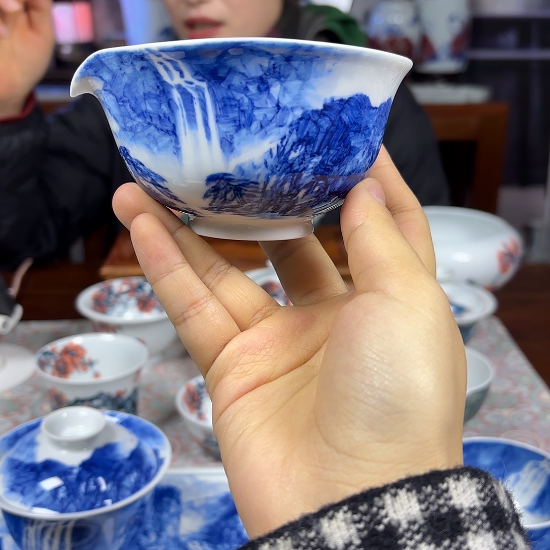 国一王老师手绘山水