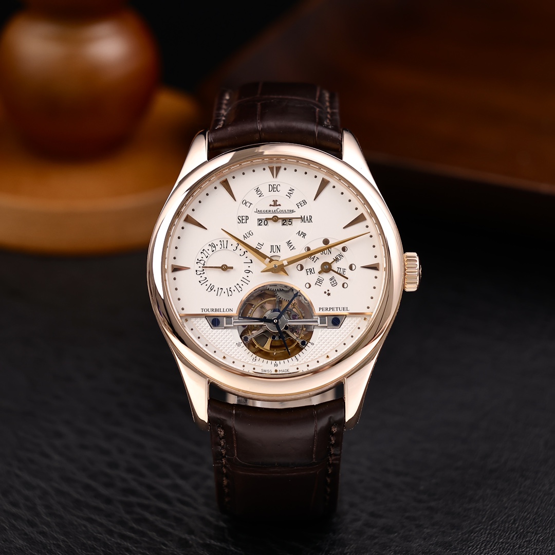 95新 Jaeger-LeCoultre/积家  大师 陀飞轮 Q500242A 2014年保卡