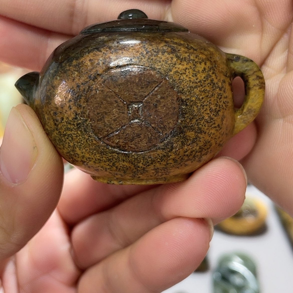 【闪购商品】岫岩河磨玉（透闪石质玉）把件未镶嵌