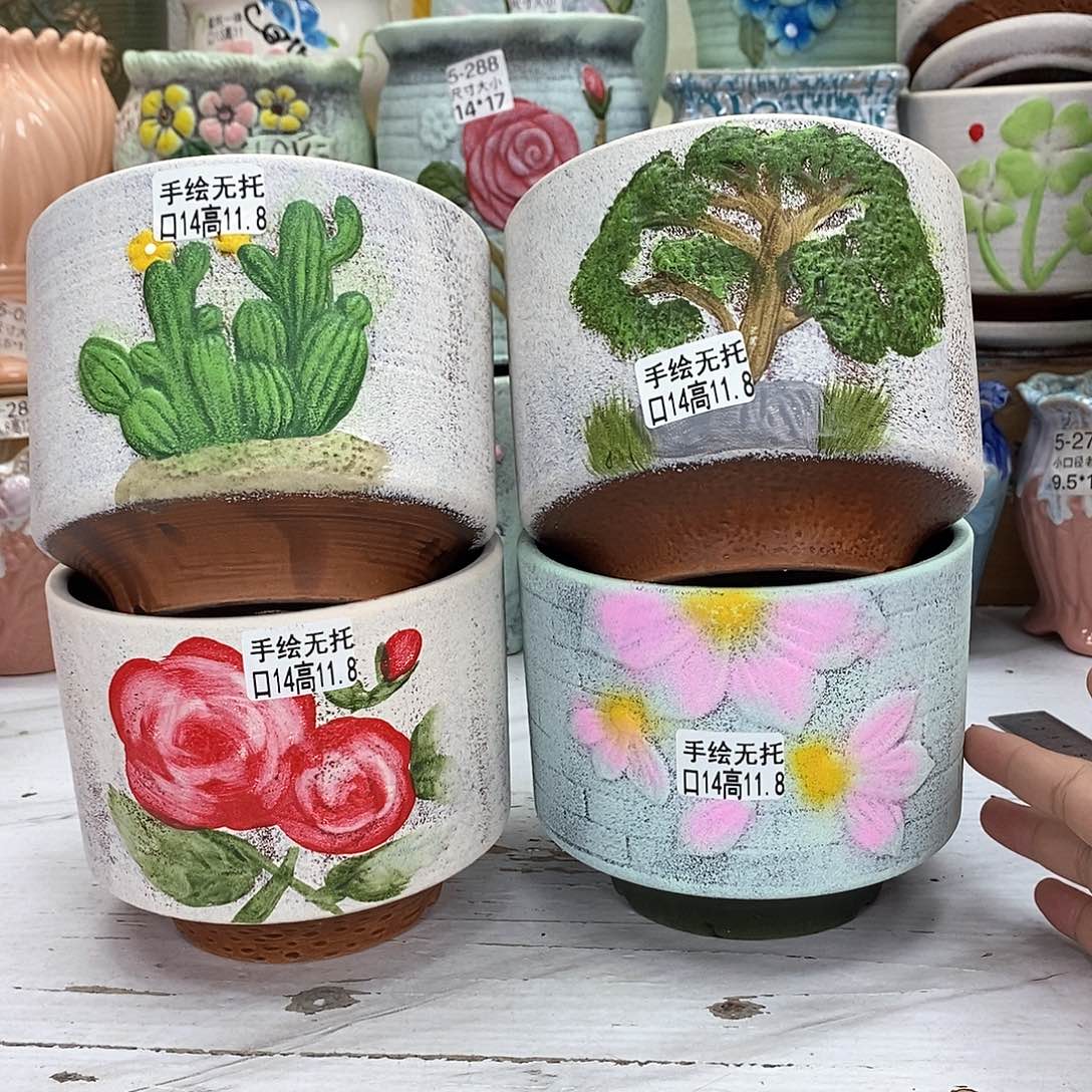 陶瓷@陶瓷花盆@@5566