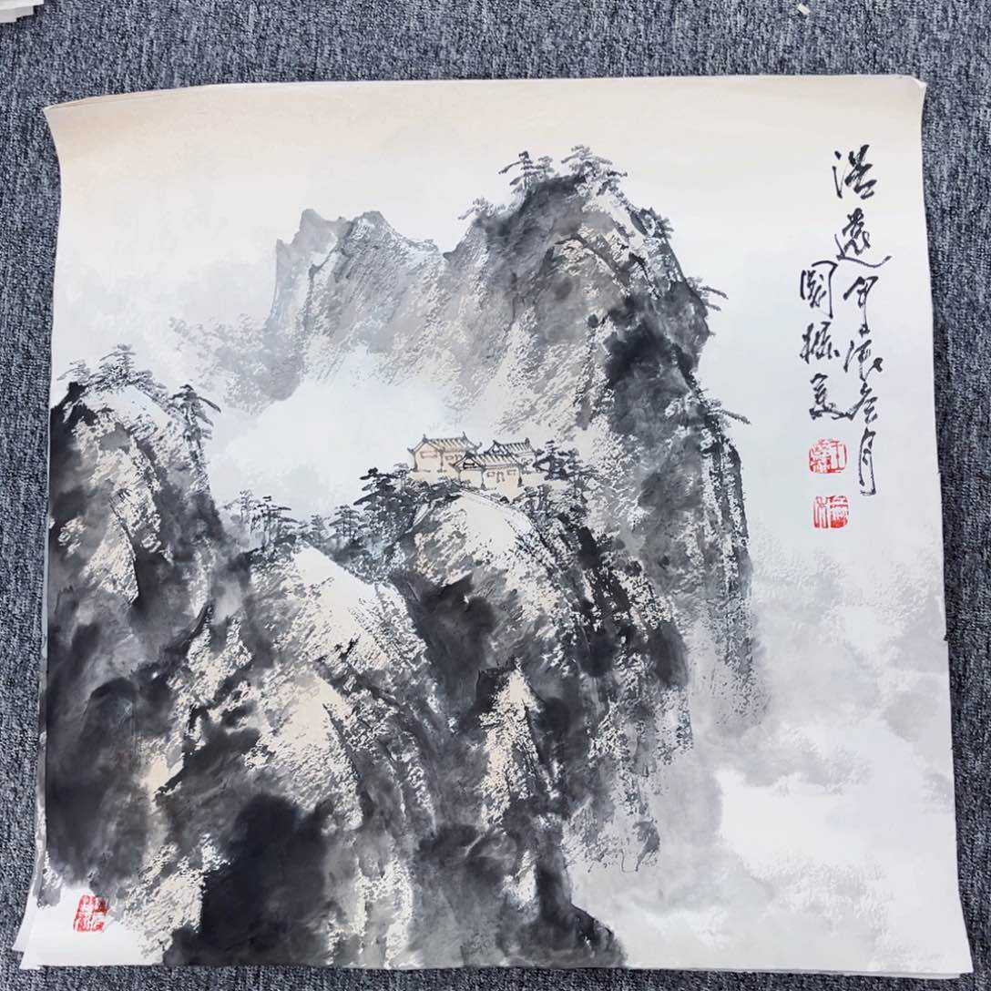 国画绘画王老师作品65.65