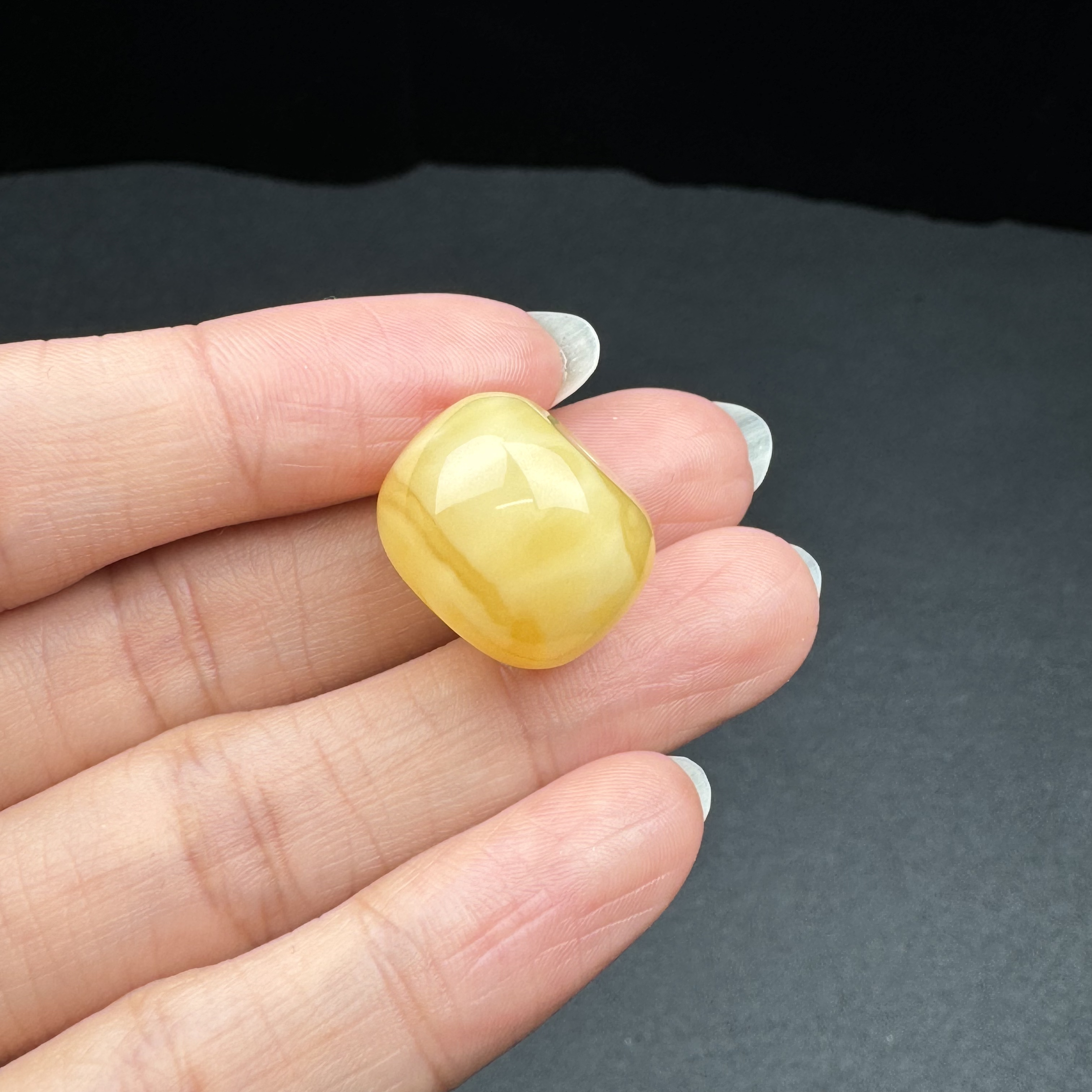 M3226天然原矿蜜蜡 单珠 17.7*13.4mm 60克价 支持鉴定 假一罚四