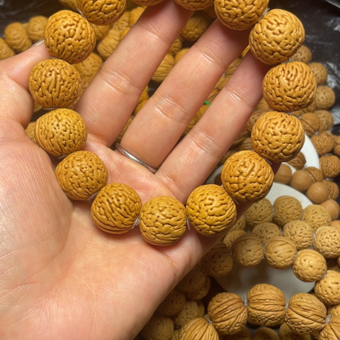 桃木桃核手串19+白月光