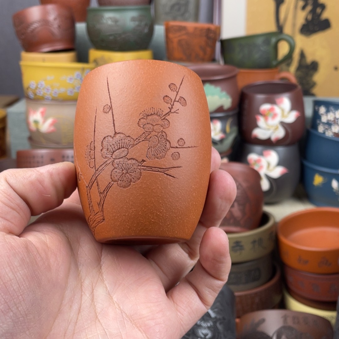 紫砂茶杯紫砂茶杯