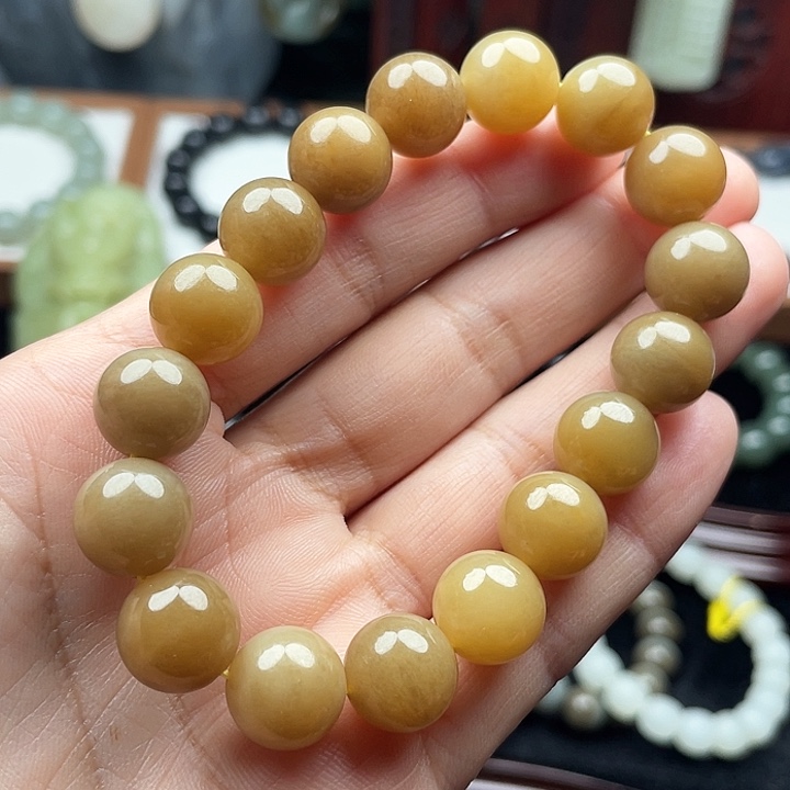 和田玉未镶嵌手串