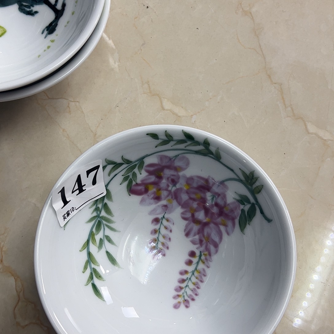 瓷片景德镇陶瓷手工手绘制作