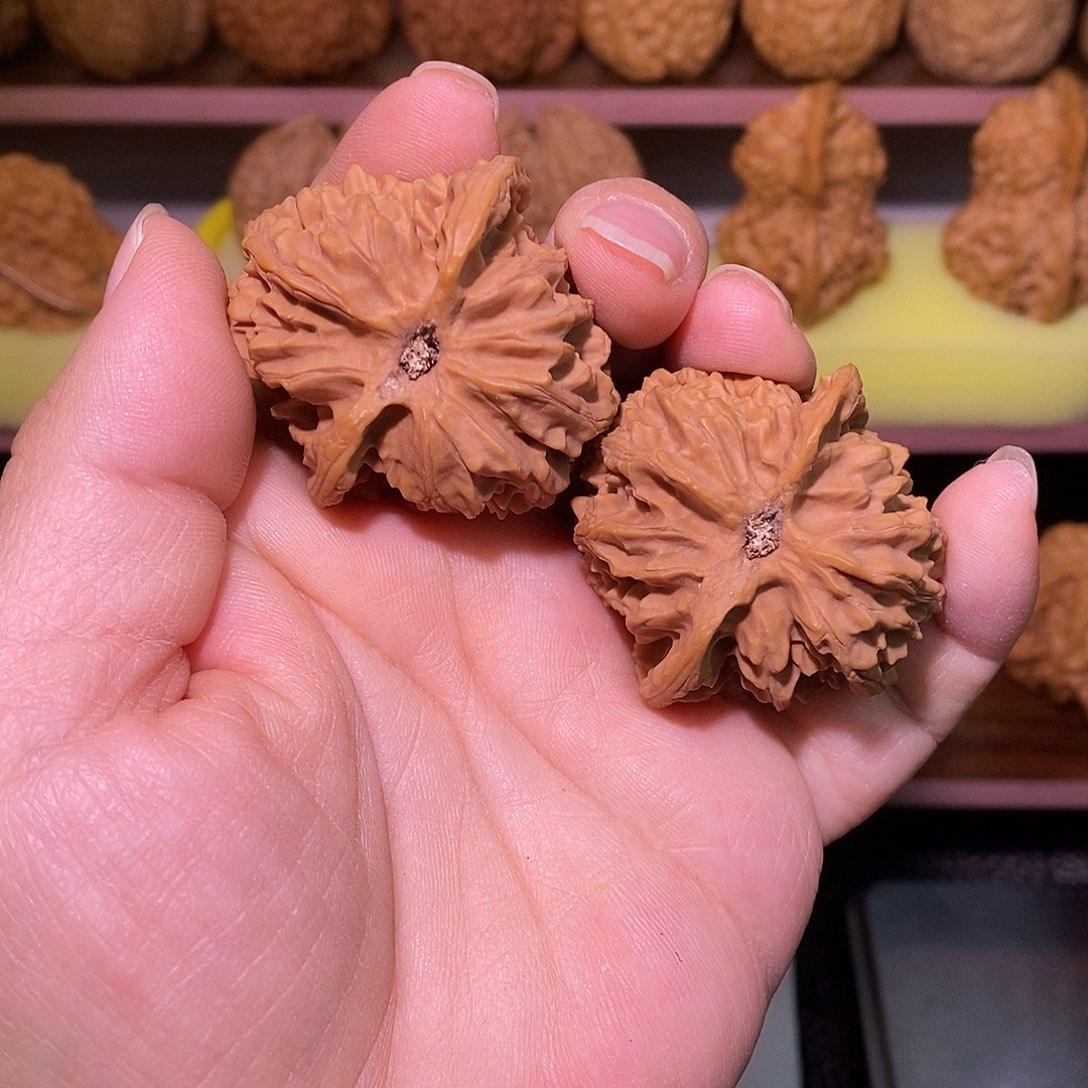 低***。把件文玩核桃40全品苹果园