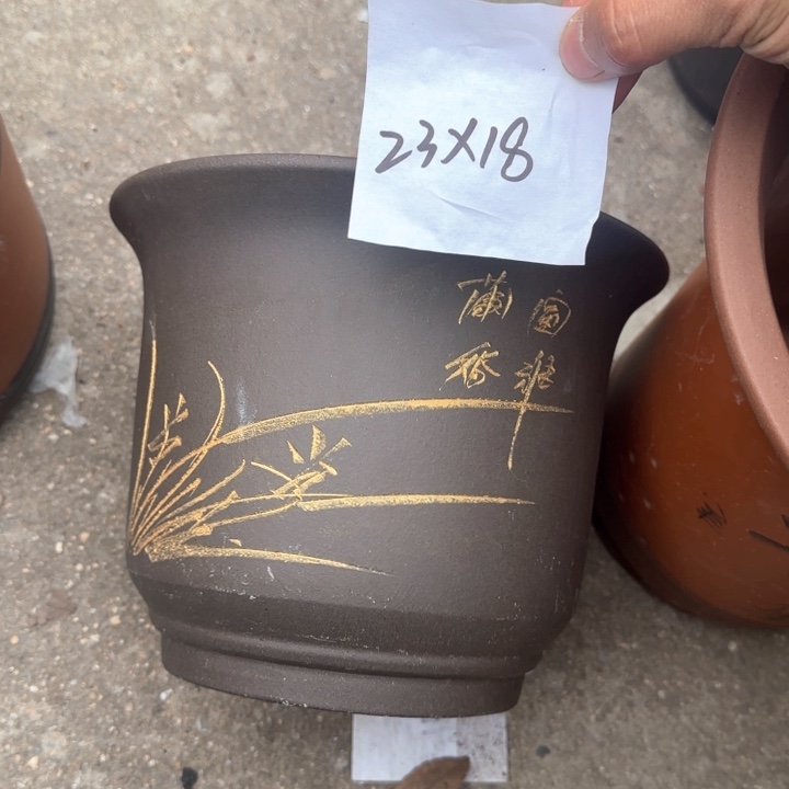 紫砂花盆特价清仓