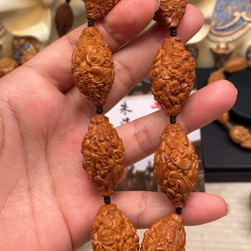 【闪购商品】橄榄核吊坠橄榄手工雕刻工艺