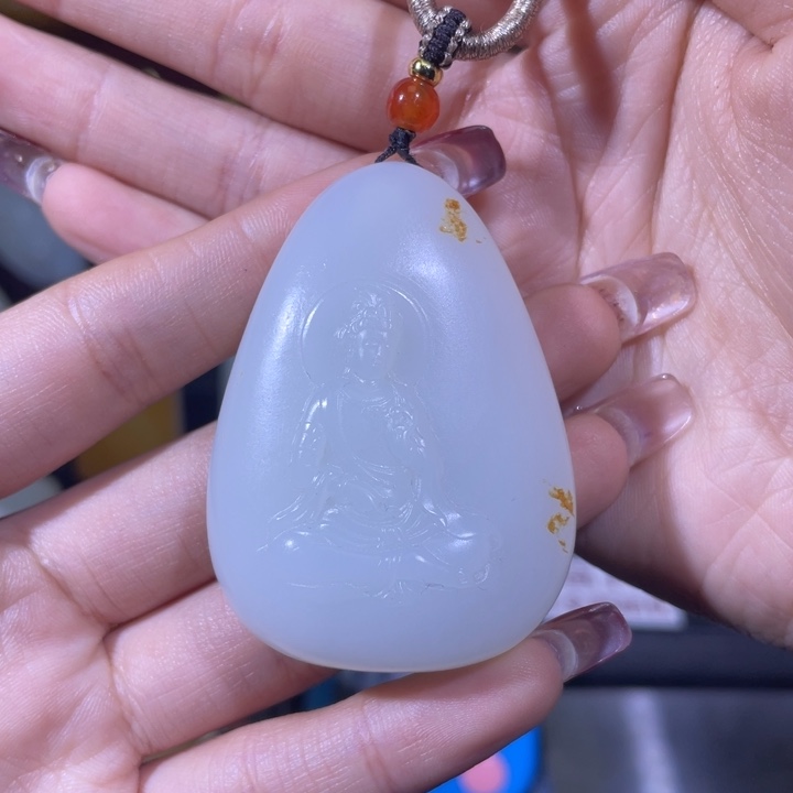 和田玉挂件未镶嵌记****、