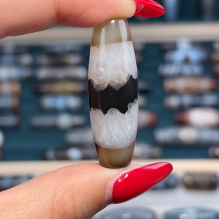 四***哥玛瑙/玉髓合金珠宝奇石