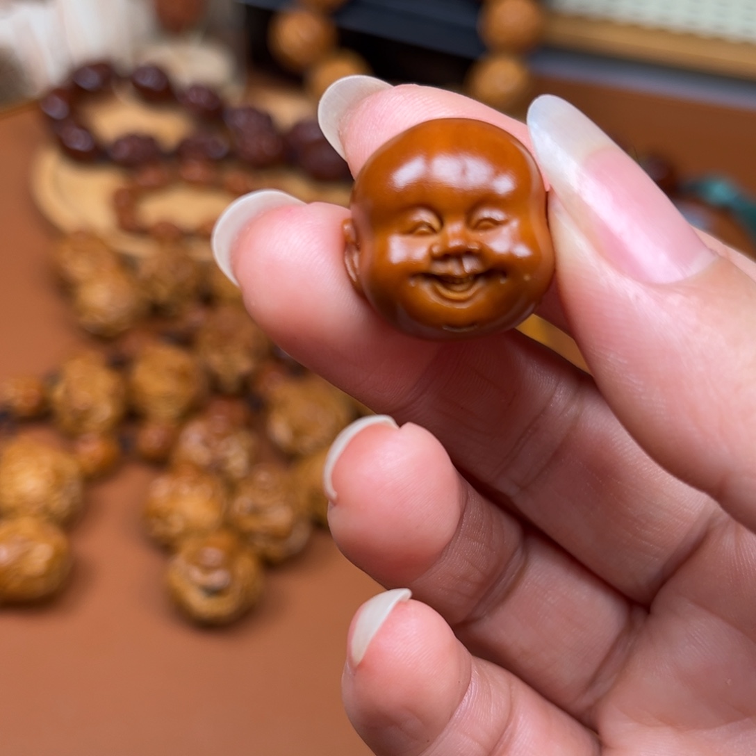 橄榄核手串/手链笑佛头单子