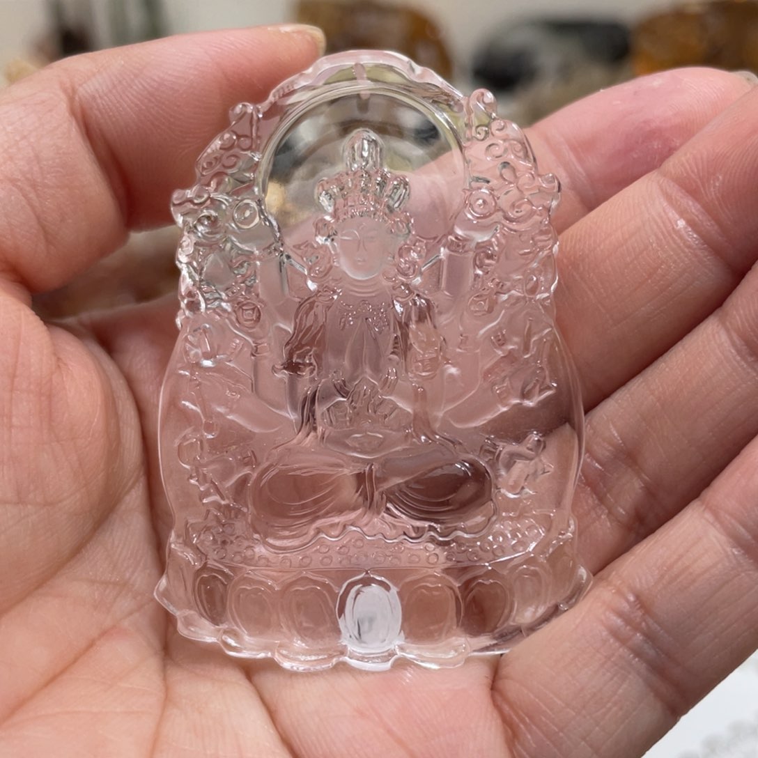 水晶颈饰未镶嵌行*定制