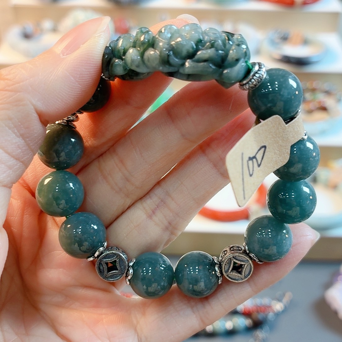 翡翠未镶嵌手链手串