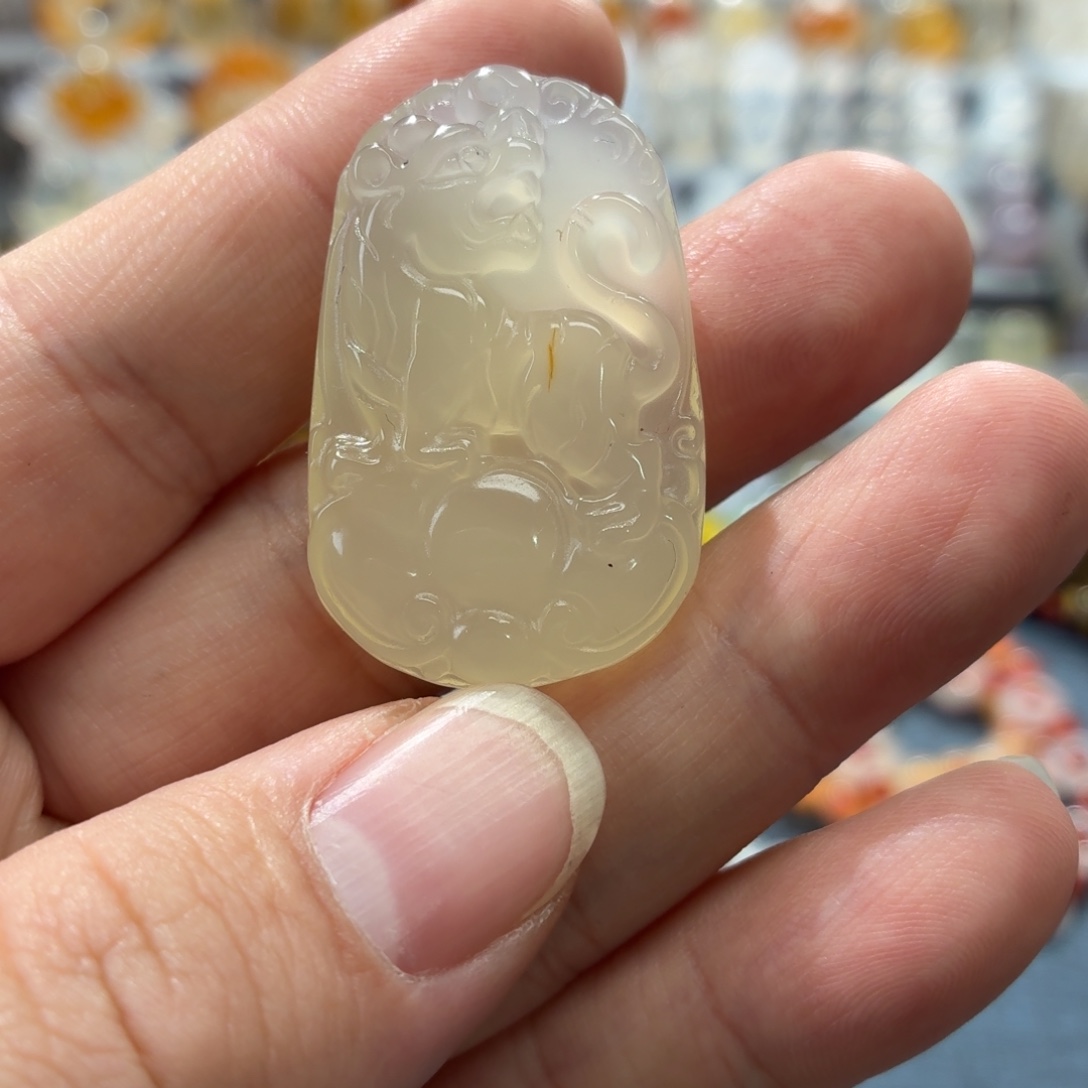 玛瑙/玉髓未镶嵌吊坠(不含链)