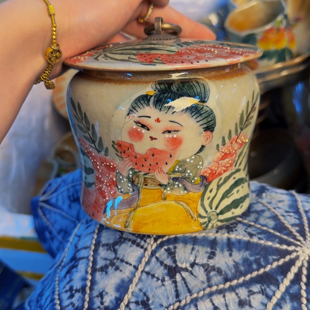 瓷片景德镇陶瓷手工手绘