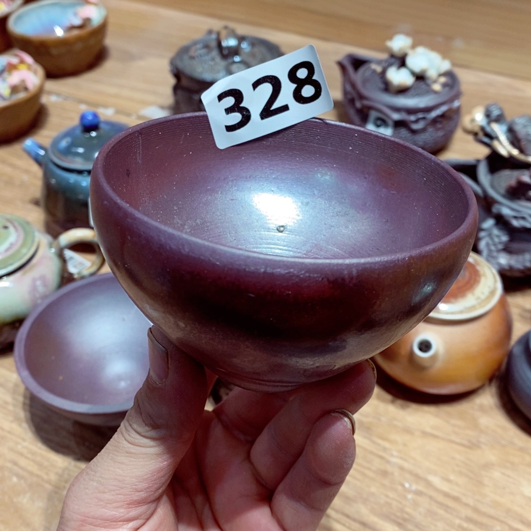 柴烧茶具陶瓷杯子