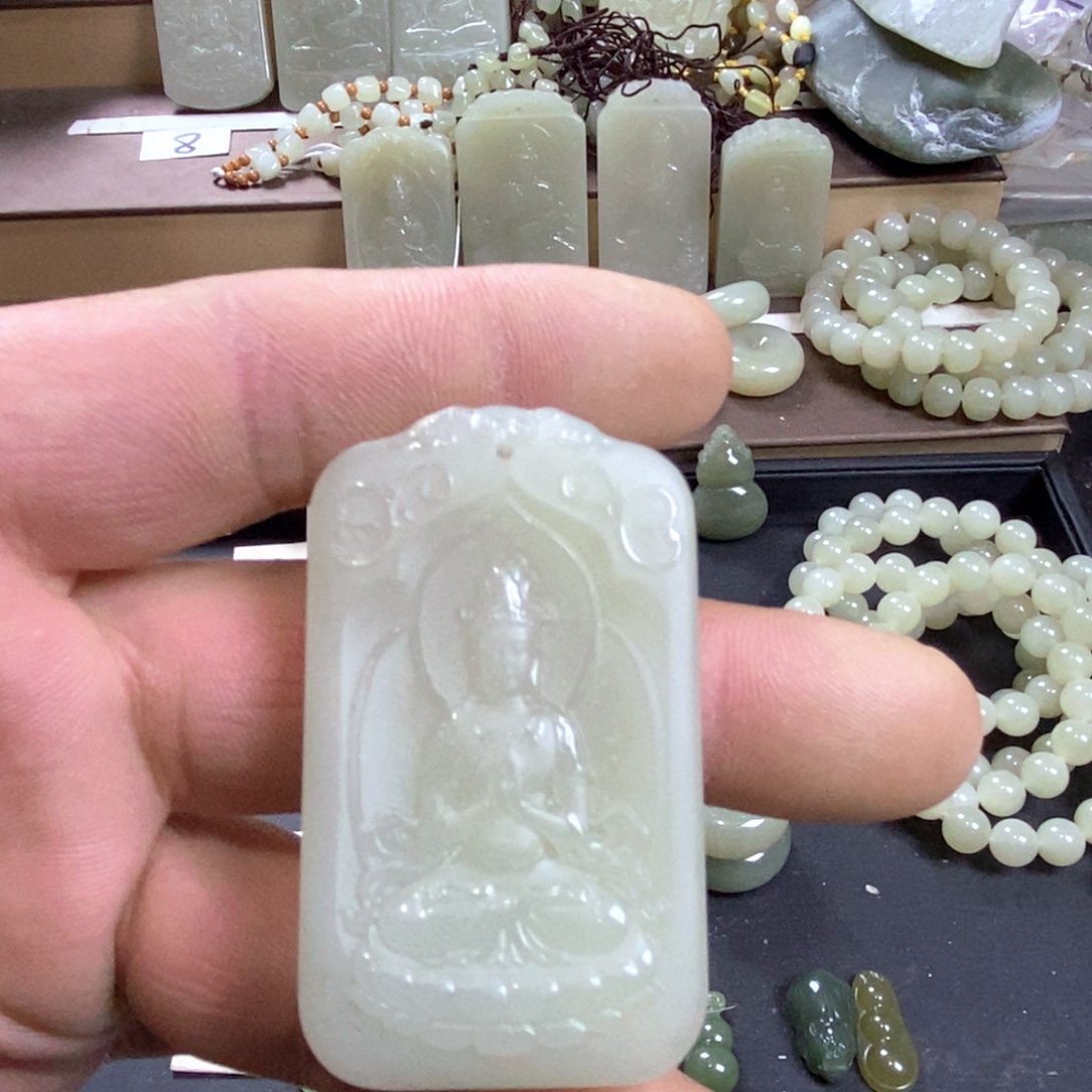 颈饰未镶嵌和田玉长****计041