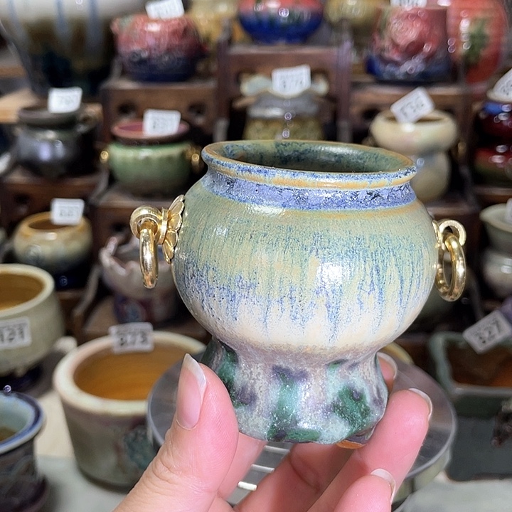 红陶内口径4.5高度7