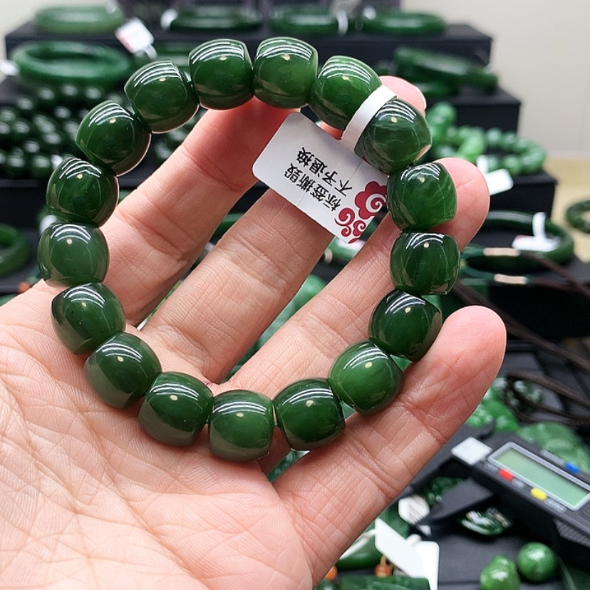 【闪购商品】和田玉（碧玉）手链未镶嵌?**?
