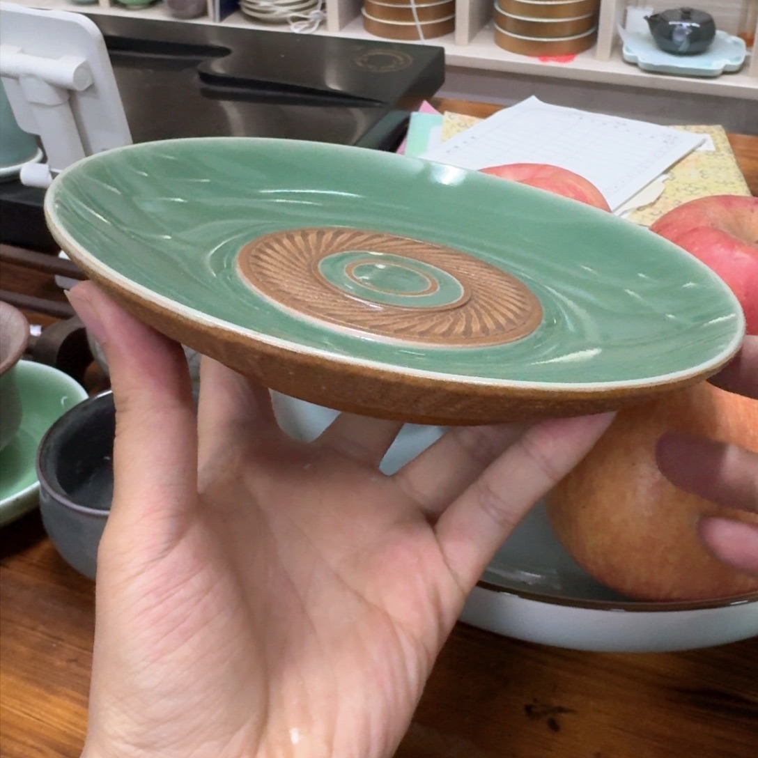 龙泉青瓷茶具微瑕6565