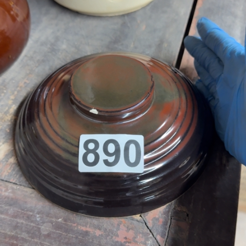 泥塑砂锅盖子一个微瑕品