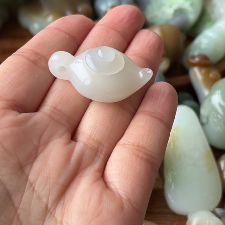 未镶嵌和田玉（糖玉）珠宝奇石廿*