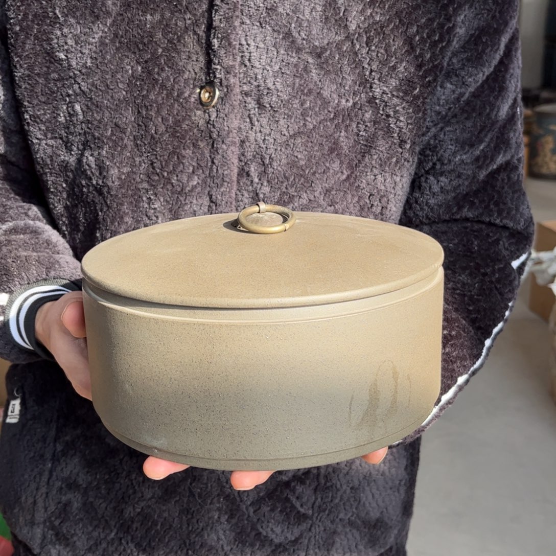 茶叶罐紫砂3饼茶叶罐