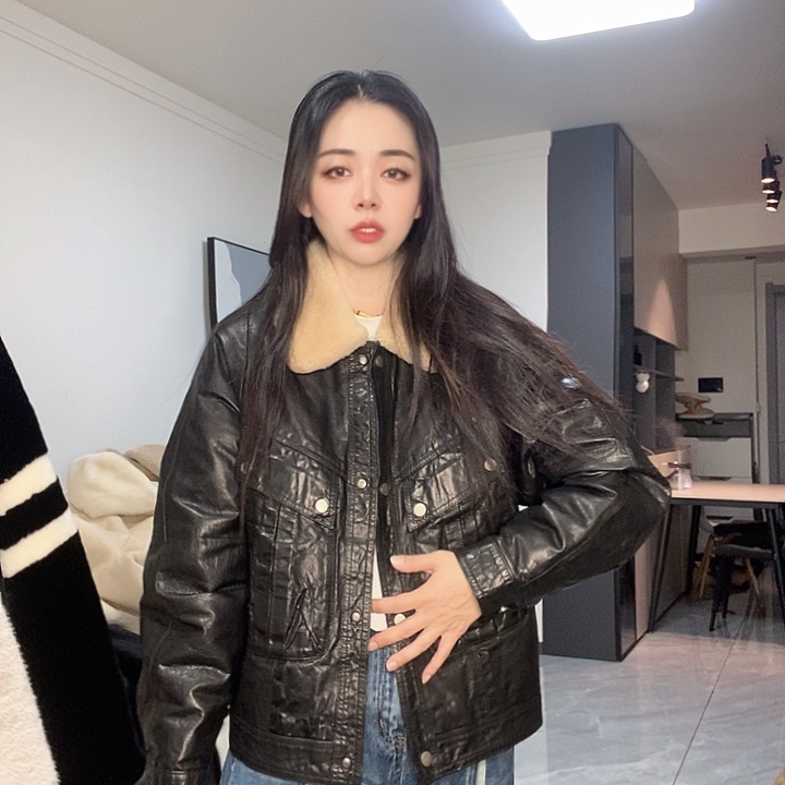 小牛皮油蜡羽绒L115，XL125，XXL135斤拍下备注尺码