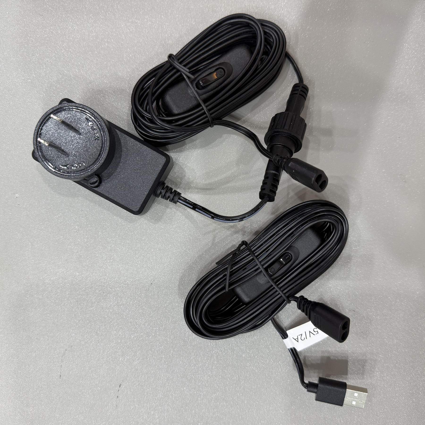 LED柔性随贴屏专用线USB电源线适配器插头线