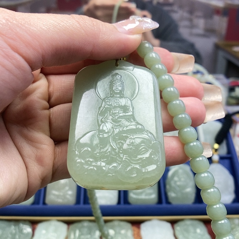 【闪购商品】和田玉颈饰未镶嵌天**上