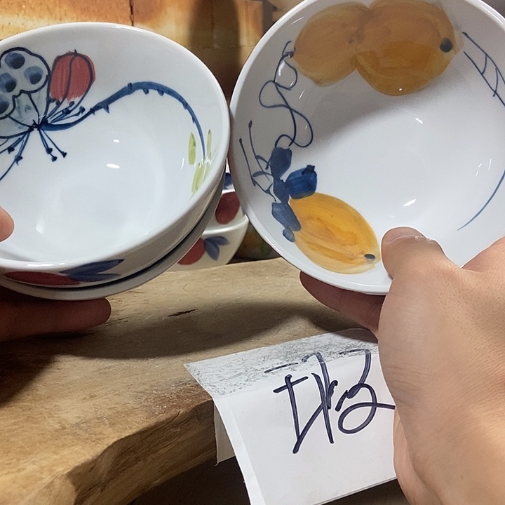 暇疵景德镇手绘高温釉下彩