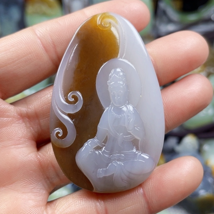 和田玉挂件未镶嵌