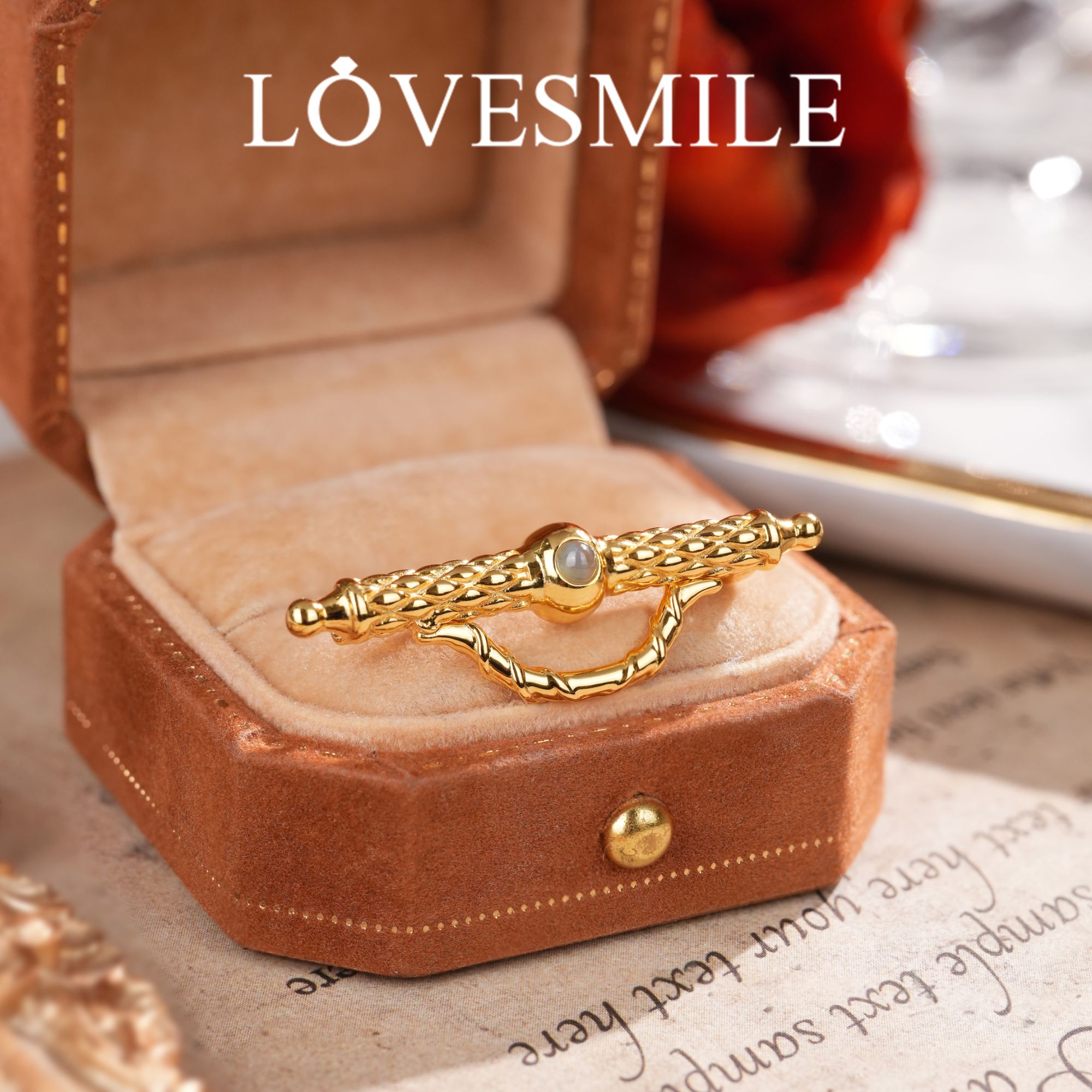 S925银猫眼胸针简约气质轻奢百搭