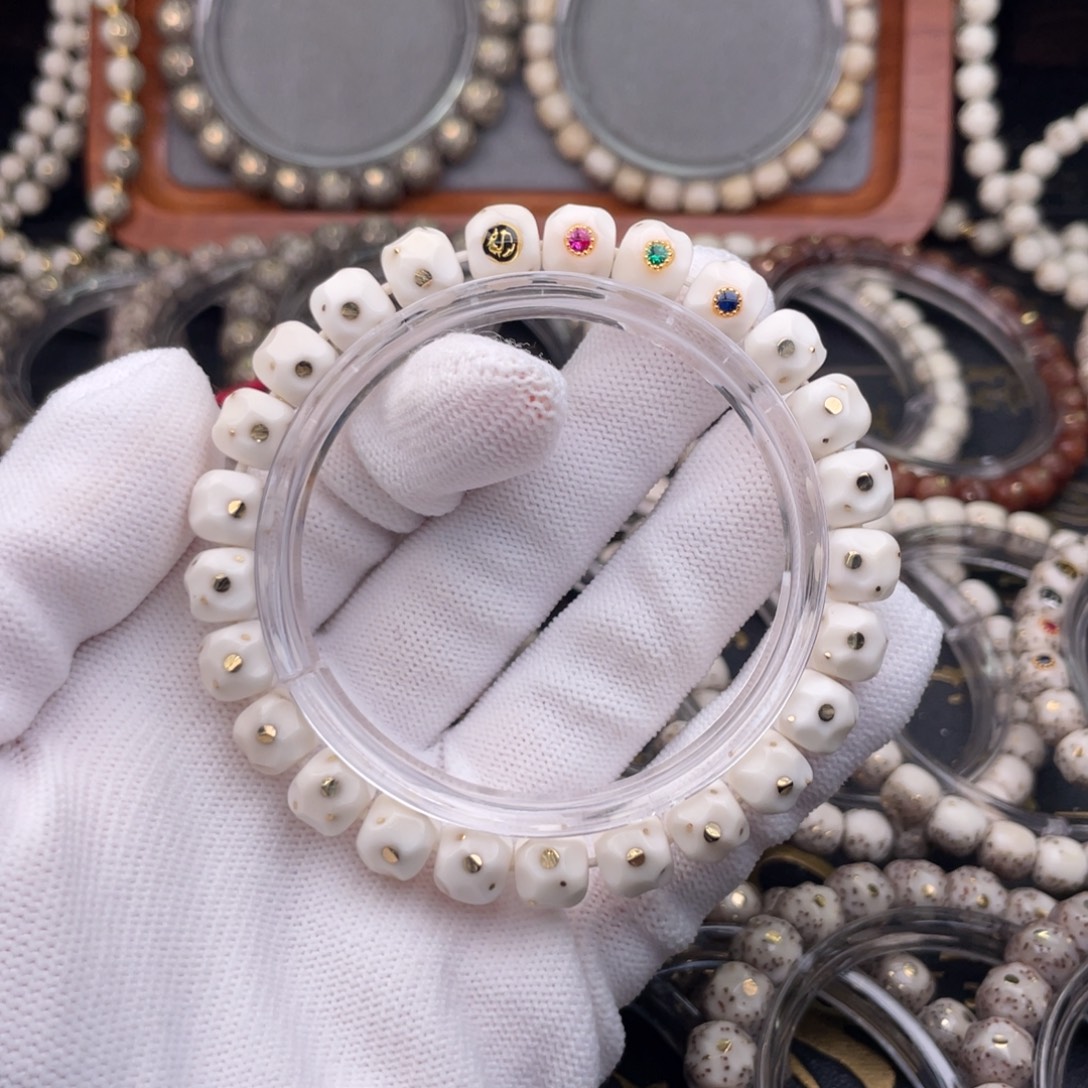 手串星月菩提白玉菩提