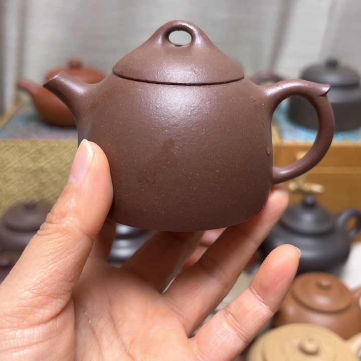 紫砂茶壶洛**?大水潭紫泥孤品福利