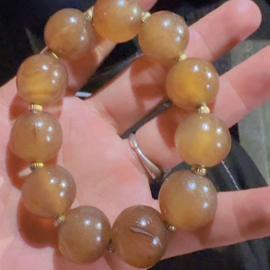 玛瑙/玉髓颈饰未镶嵌@**座