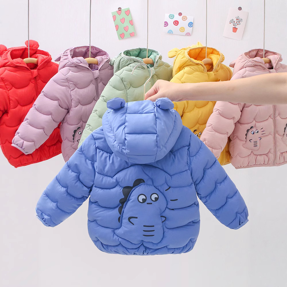 秋冬儿童羽绒棉服婴幼儿棉衣加厚宝宝外套男女童棉袄小孩冬装衣服