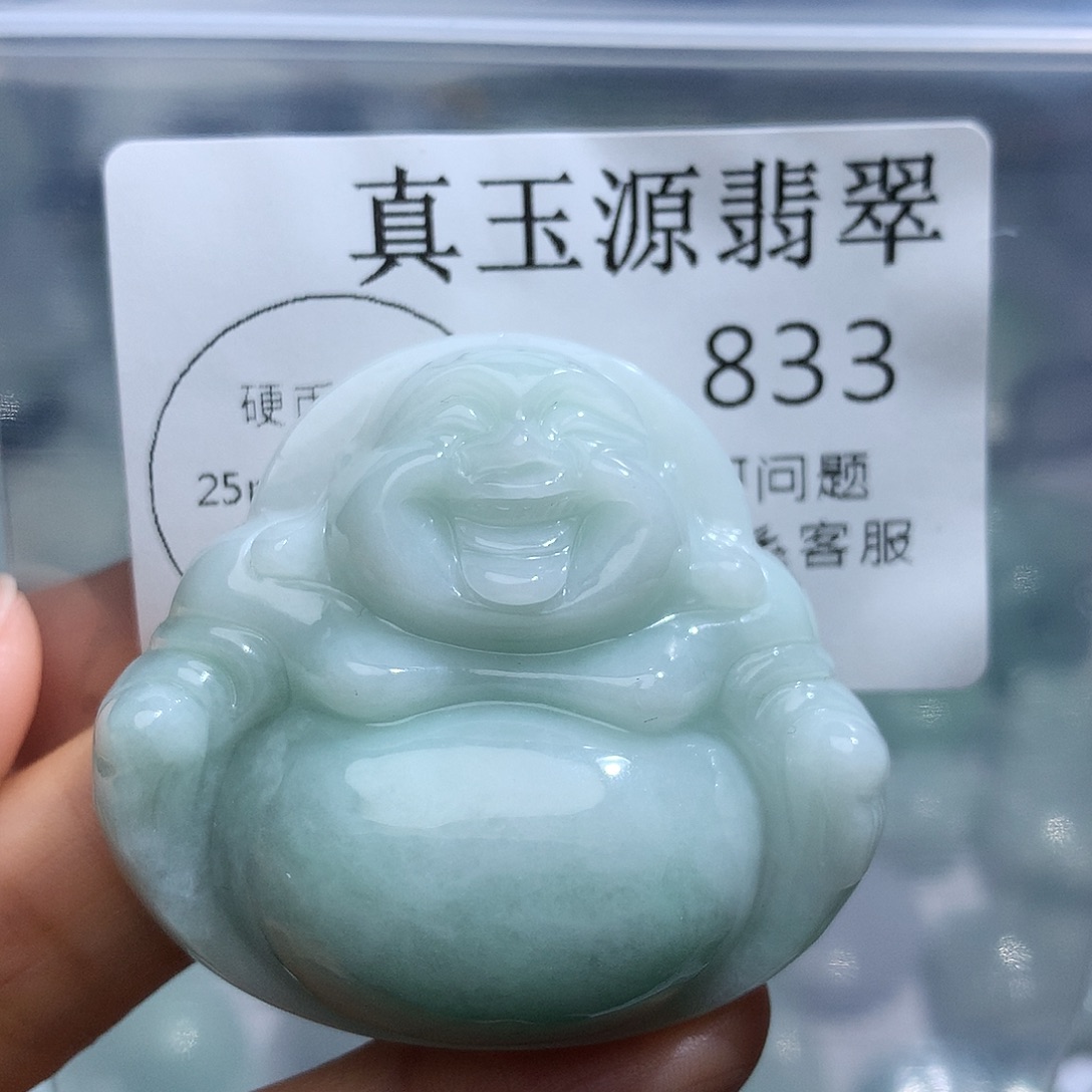 翡翠未镶嵌颈饰833