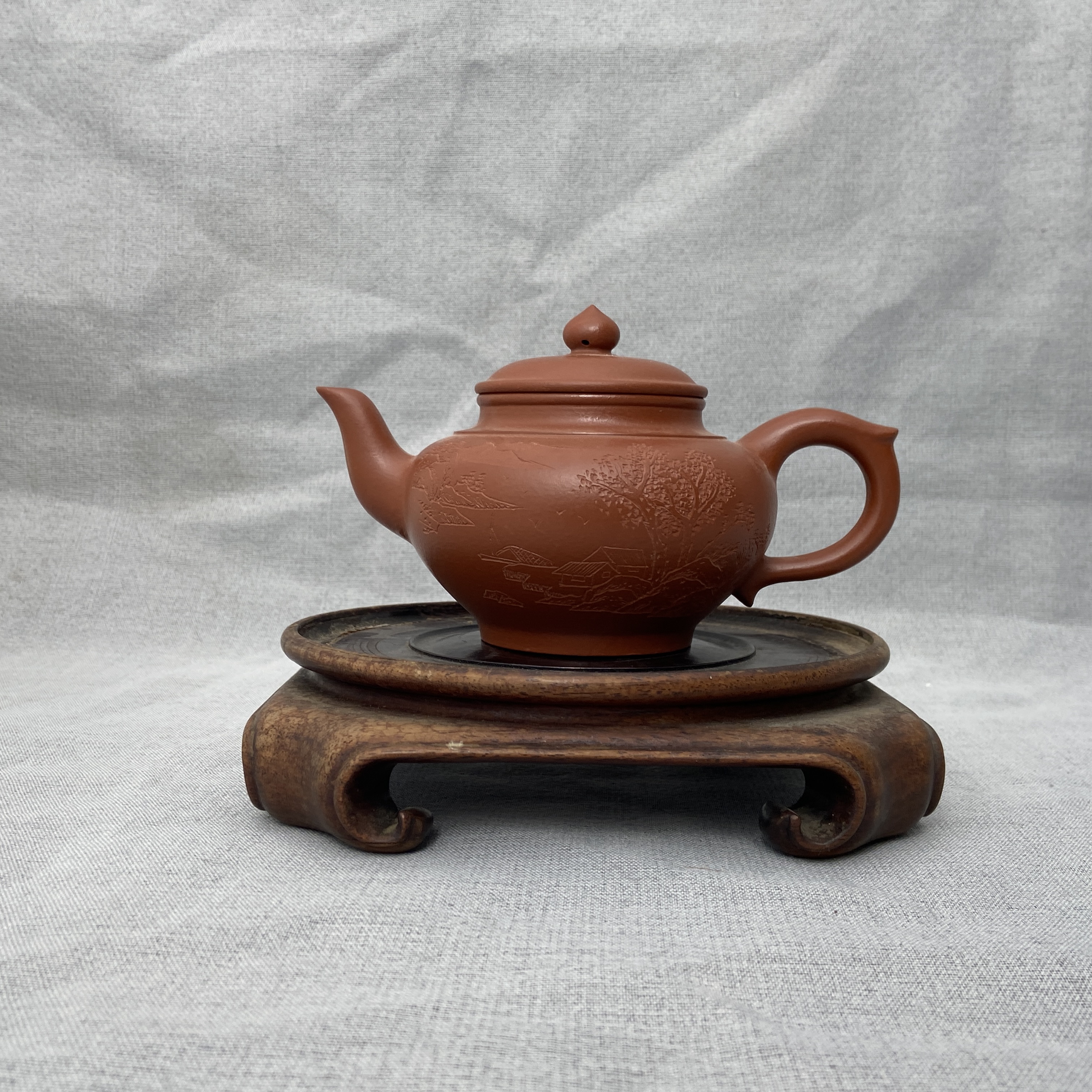 宜兴手工紫砂陶 茶壶GS3492-14