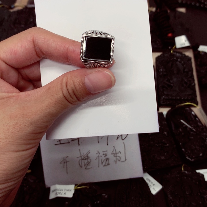 颈饰未镶嵌翡翠天然a货钢琴黑挂件