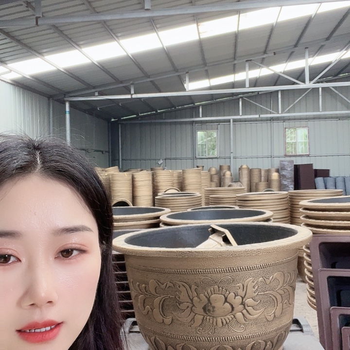圆形83花盆一个有孔