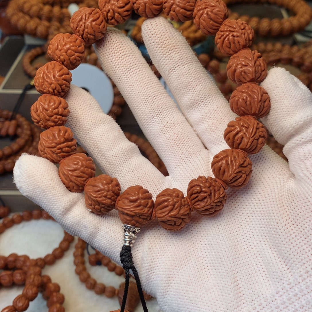 手串桃核秦岭龙纹