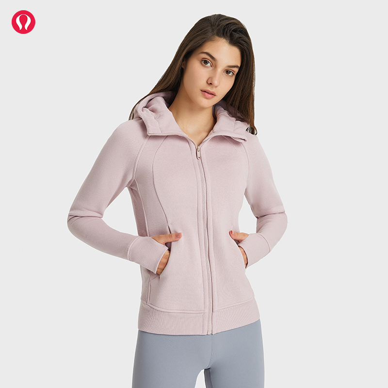 lulu露露首领2025年秋冬新款加绒连帽拉链运动时尚女瑜伽健身-17