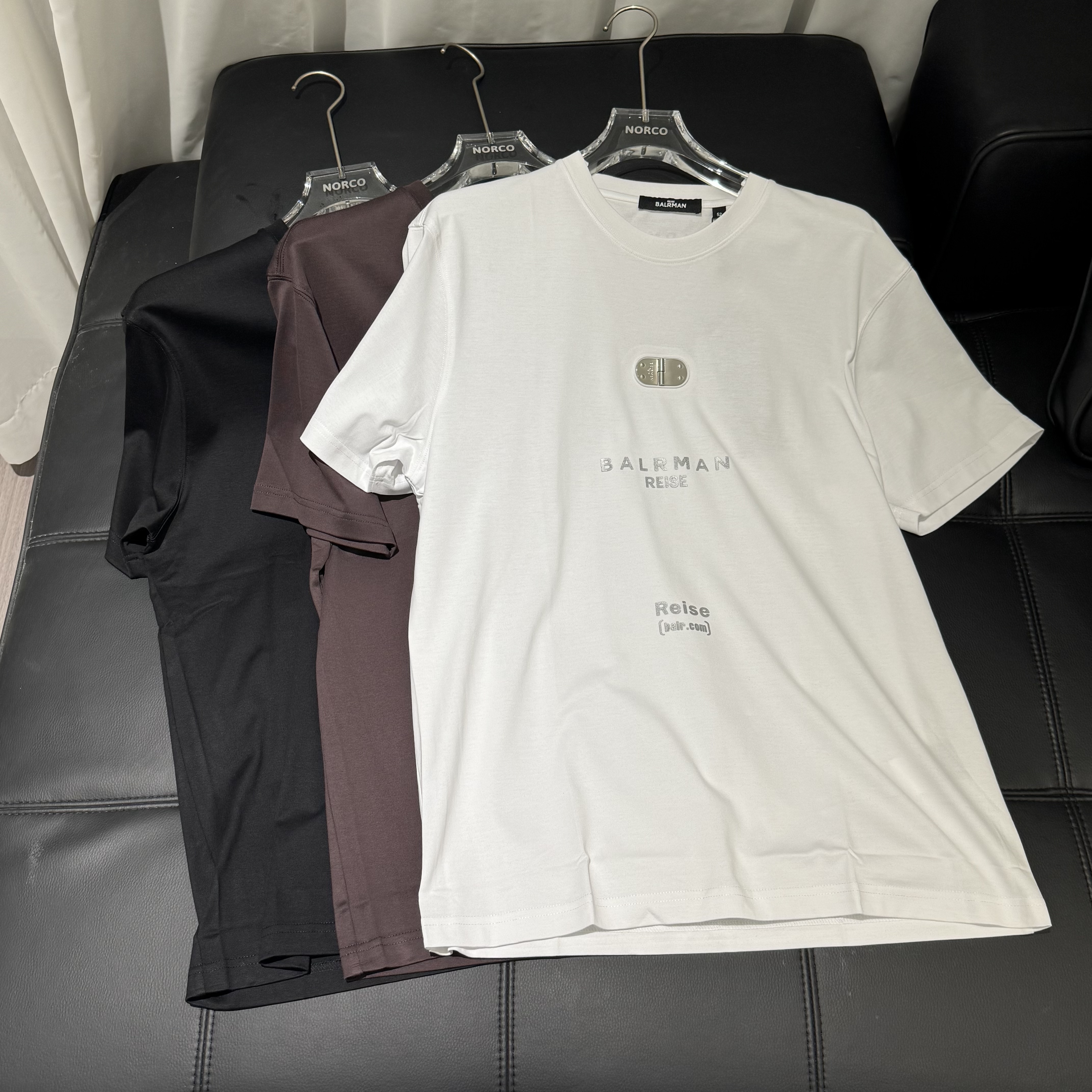 REISE BALRMAN /莱斯 巴尔曼 25577386 匹马棉简约百搭圆领短袖